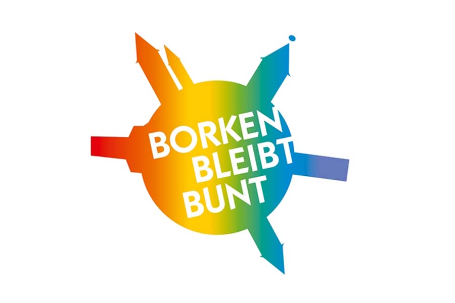 Logo Borken bleibt bunt