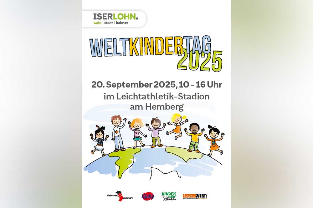 Plakat Weltkindertag in Iserlohn