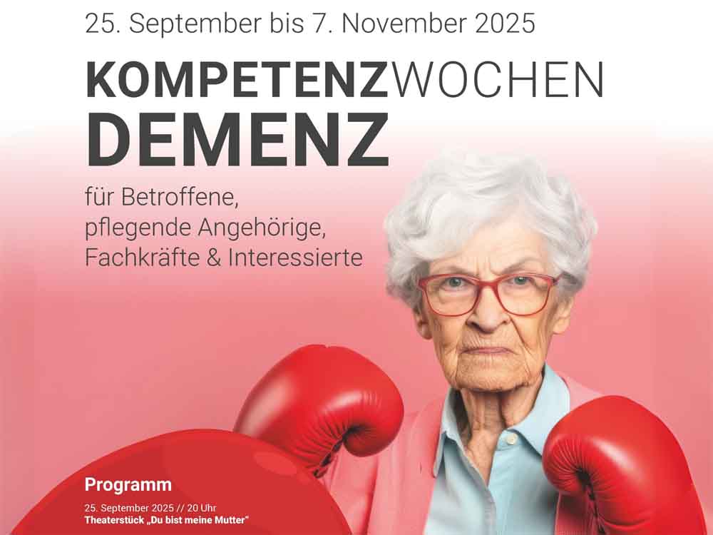 Plakat Kompetenzwoche Demenz