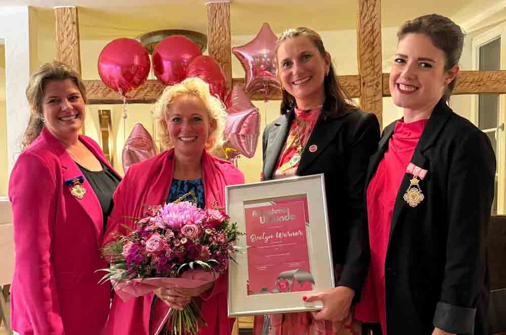 Irene Heynen (Venetia 2005, Schatzmeisterin), Evelyn Werner (Venetia 2025), Sabine Ilbertz (Venetia 2019, Geschäftsführerin) und Alina Hedrich (Venetia 2017, Präsidentin)