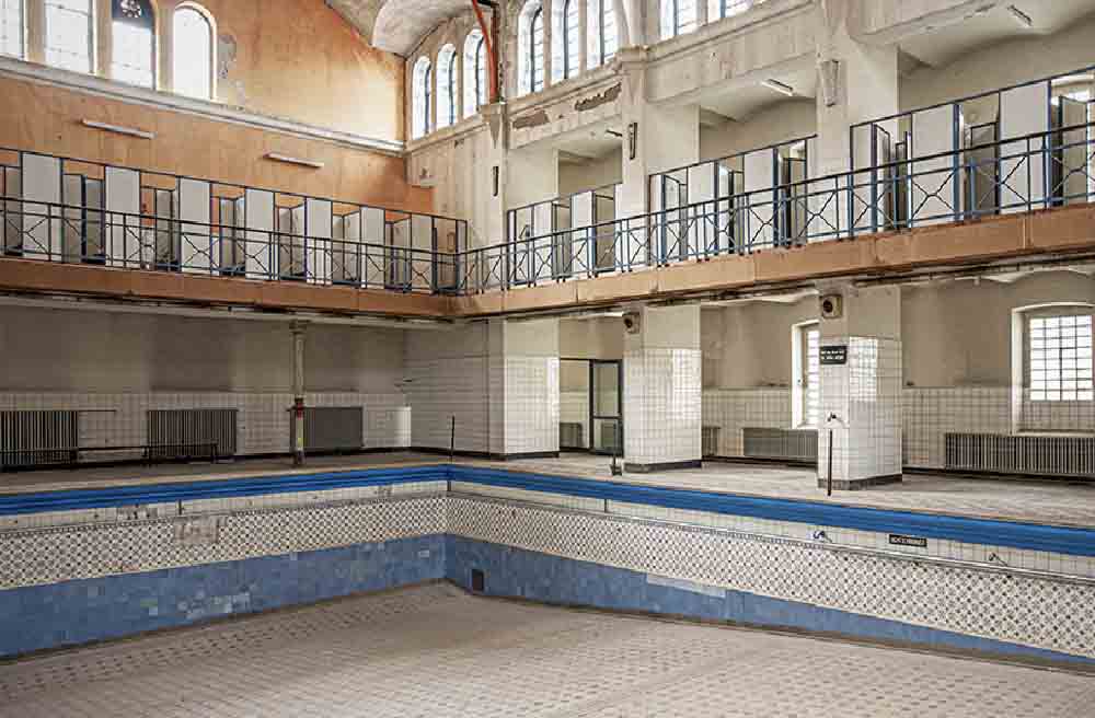 Blick ins Krefelder Stadtbad