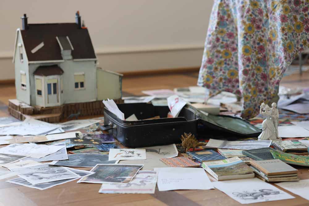 Kunstwerk in der Ausstellung "Die Weite und das Detail"