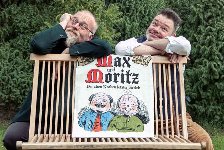 Markus Veith und Thorsten Strunk spielen Wilhelm Buschs "Max und Moritz"
