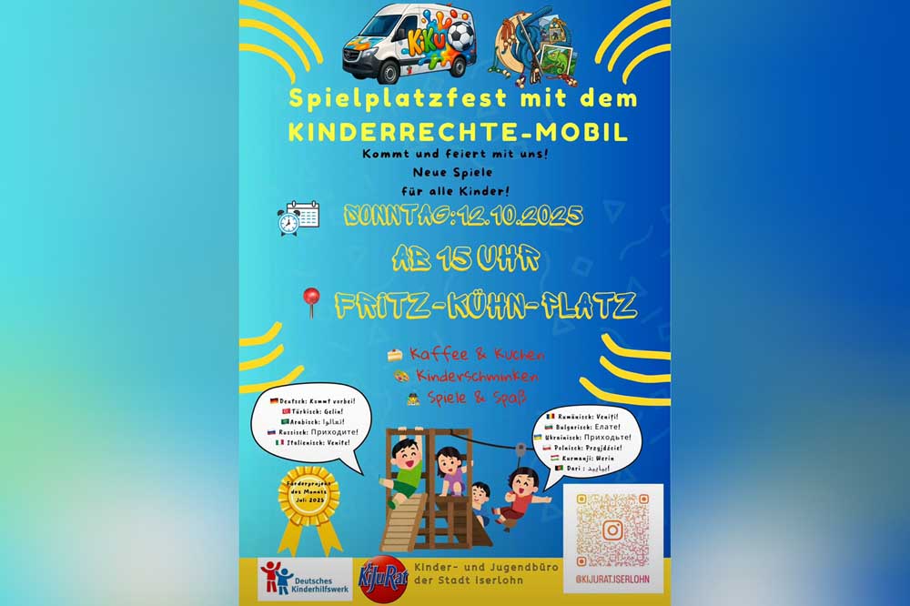 Plakat Spielplatzfest