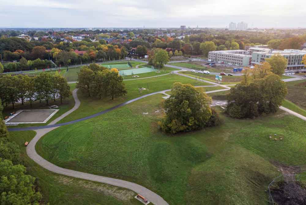 Luftbild „Grüner Trichter"