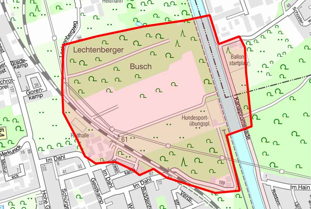 Übersichtskarte Blindgängerüberprüfung