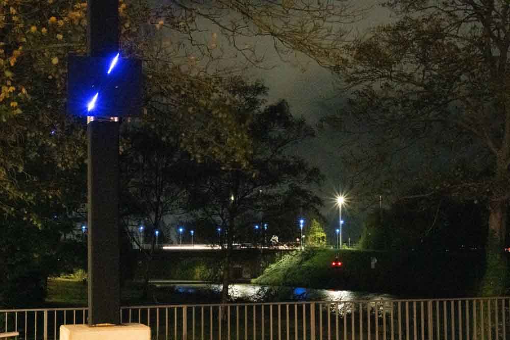 Lichtinstallation Ruhrschluss
