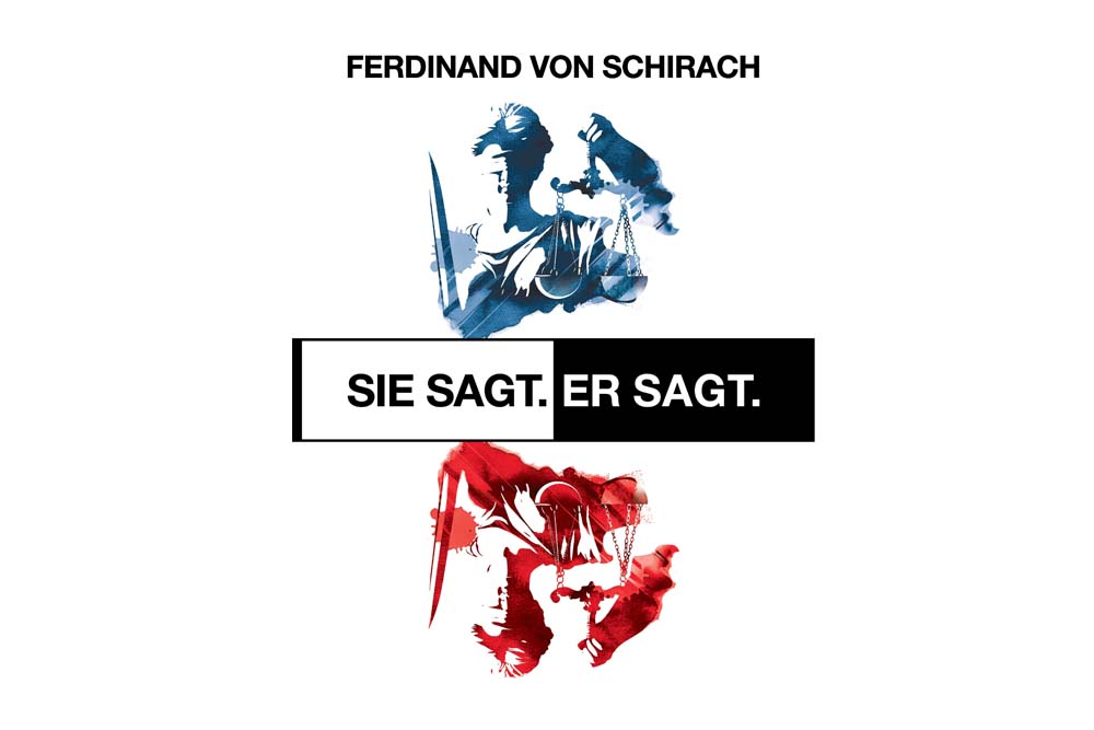 Plakat „Sie sagt. Er sagt."