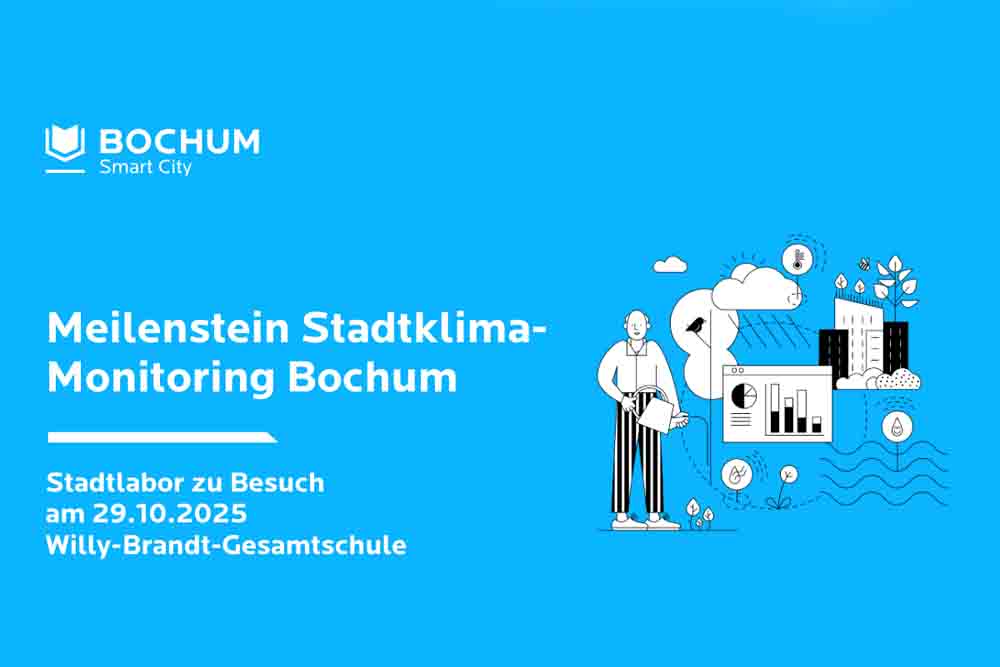 Flyer Stadtklima-Monitoring Bochum