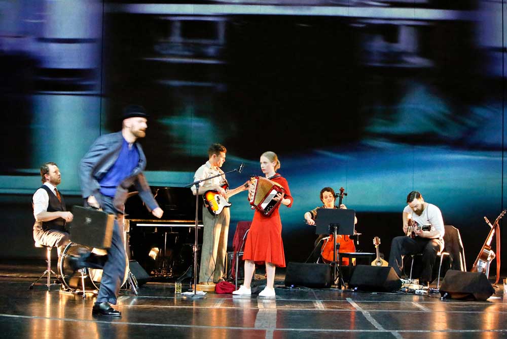 Szene aus der "Der Reisende"