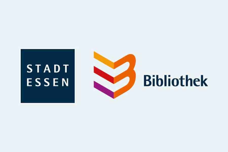 Das neue Logo des Stadtbibliothek Essen