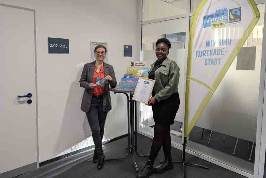 Sonja Eisenmann und Melanie Bayo vom Umweltamt der Stadt Essen