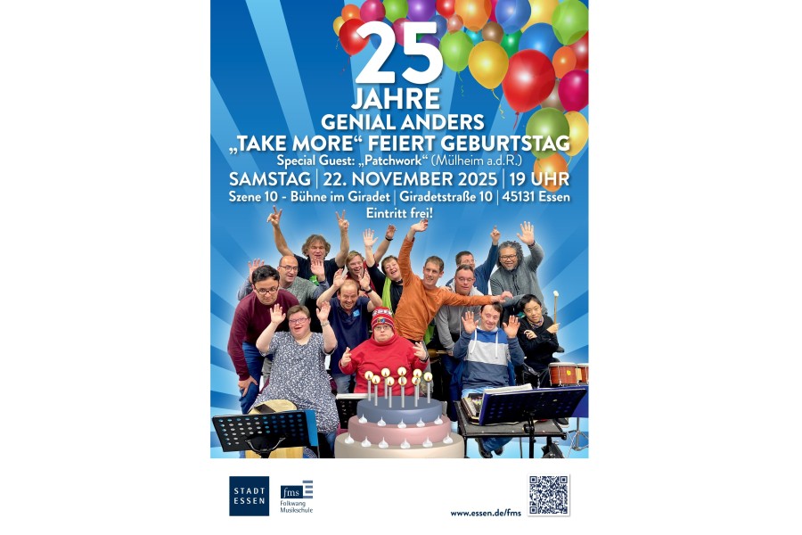 Plakat zum Jubiläumskonzert