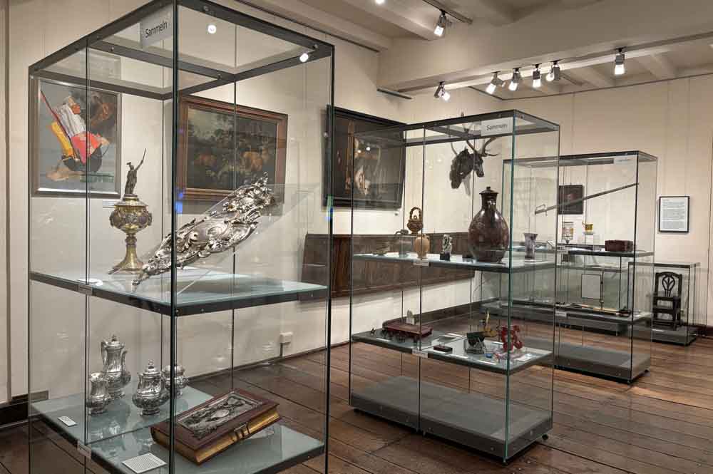 Blick in die Sonderausstellung auf Burg Altena