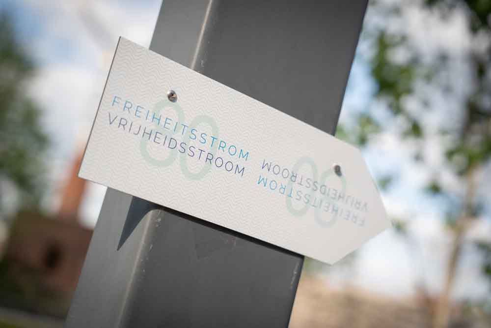 Kunstprojekt „FREIHEITSSTROM – VRIJHEIDSSTROOM"
