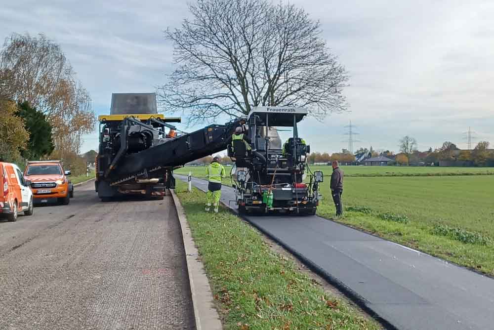 Straßenbauarbeiten an der K 11