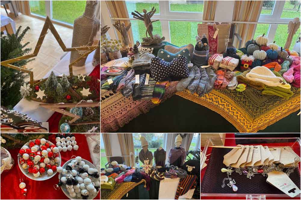 Collage selbstgemachter Artikel