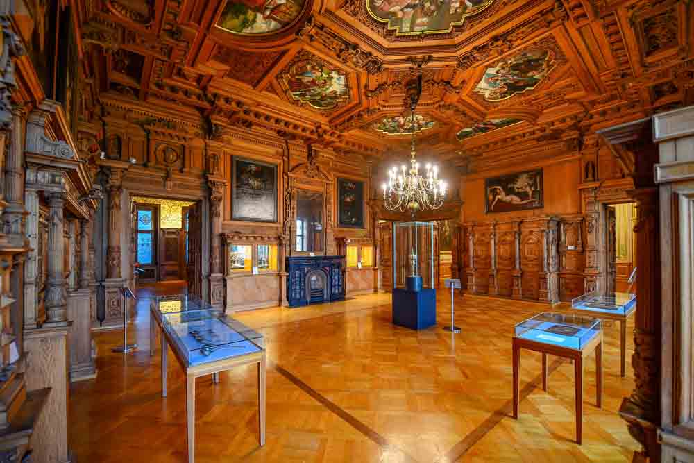 Blick in das Historische Museum Schloss Philippsruhe