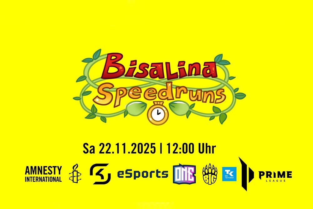 Plakat Bisalina Speedruns 2025