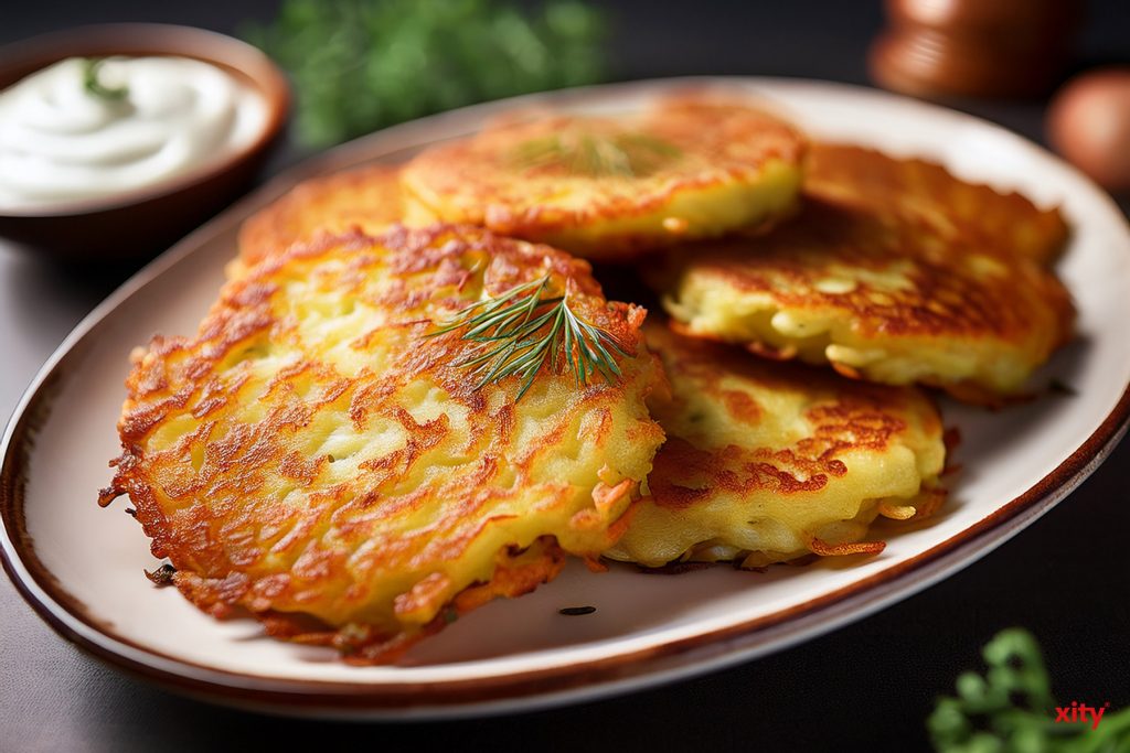 Teller mit Reibekuchen