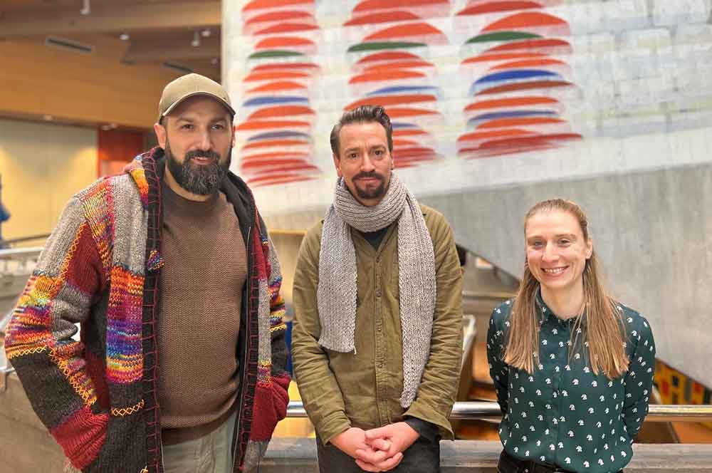 Murat Isboga (Theaterpädagoge), Dirk Lattemann (Kulturhausleiter), Melina Scholz (Disposition Kulturhaus)