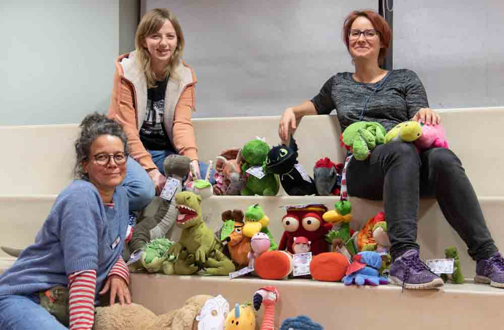 Katja Wiefel, Franziska Ludemann und Lisa Beutelspacher