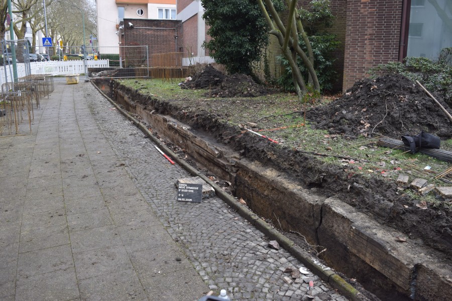 Reste der Außenmauer