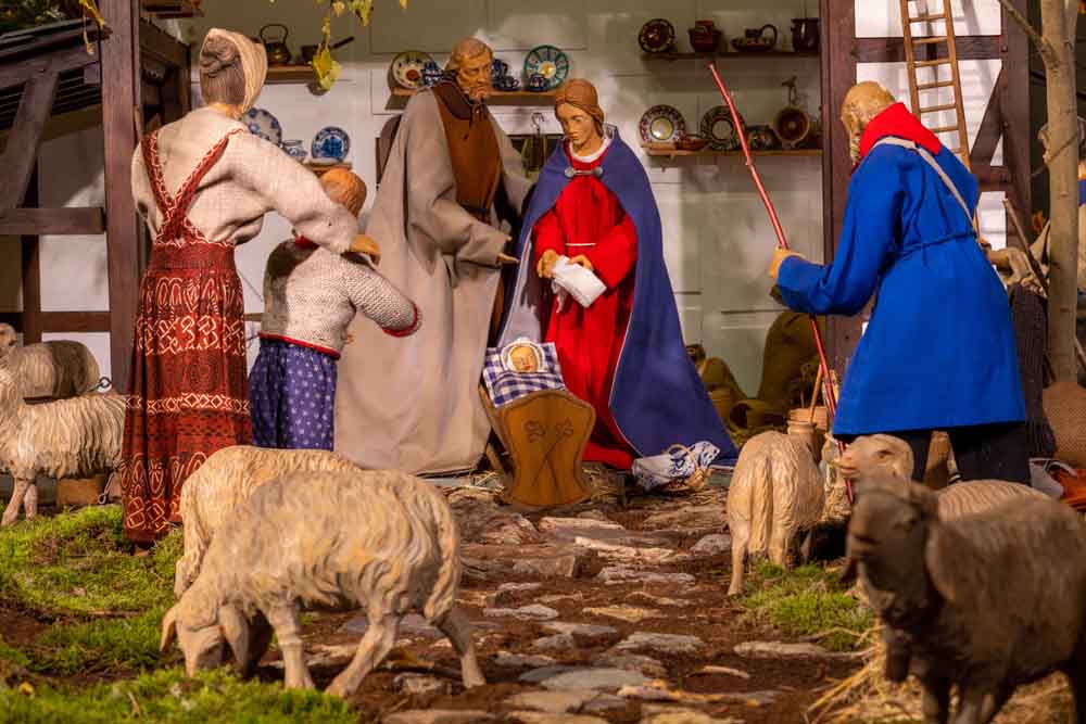 Blick in die Krippe St. Patrokli