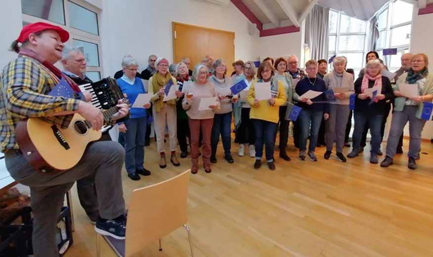 Der Projektchor "Städtepartnerschaften"