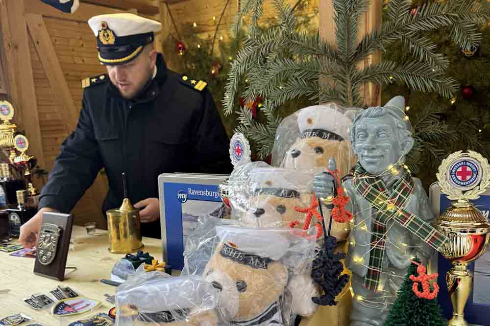 Blick auf den Stand der Delegation des Tender Main