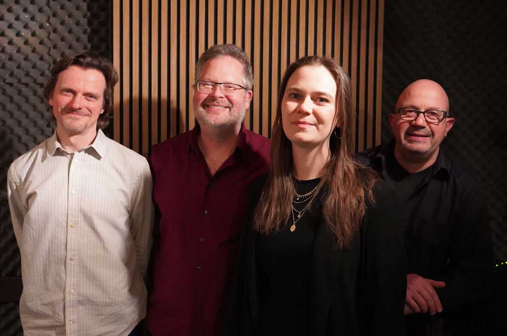 Martin Scholz, Alex Morsey, Charlotte Illinger und André Spajic