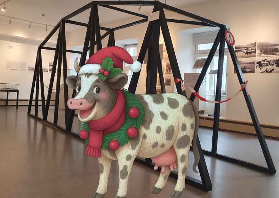 Madame Kuhchelle in der Ausstellung