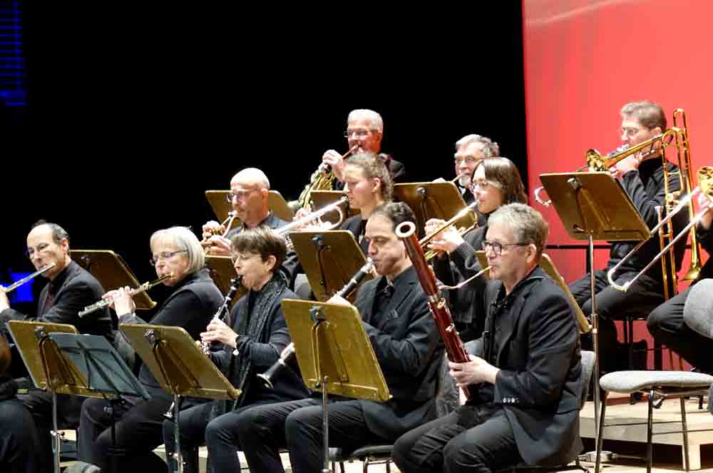 Bläsersection des Sinfonieorchesters der Conrad-Hansen-Musikschule