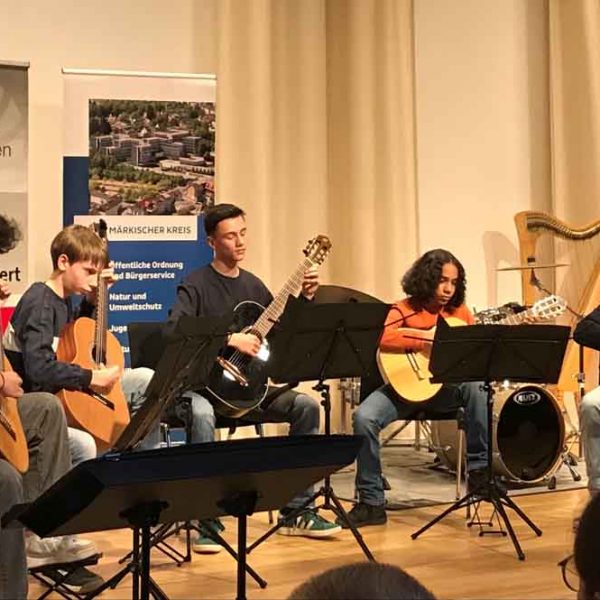 Gitarrenkonzert in der Musikschule Lüdenscheid