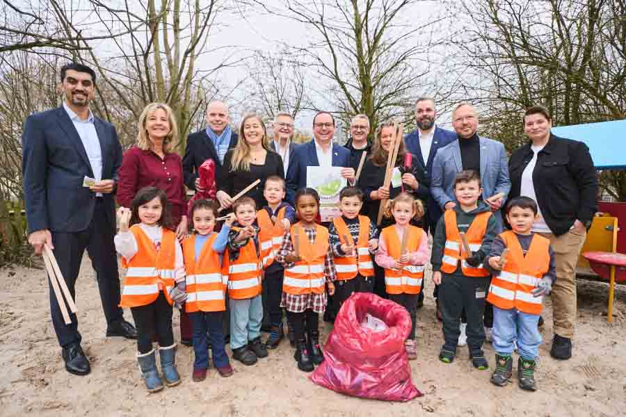 Oberbürgermeister Thomas Kufen beim Auftakt zum 21. SauberZauber