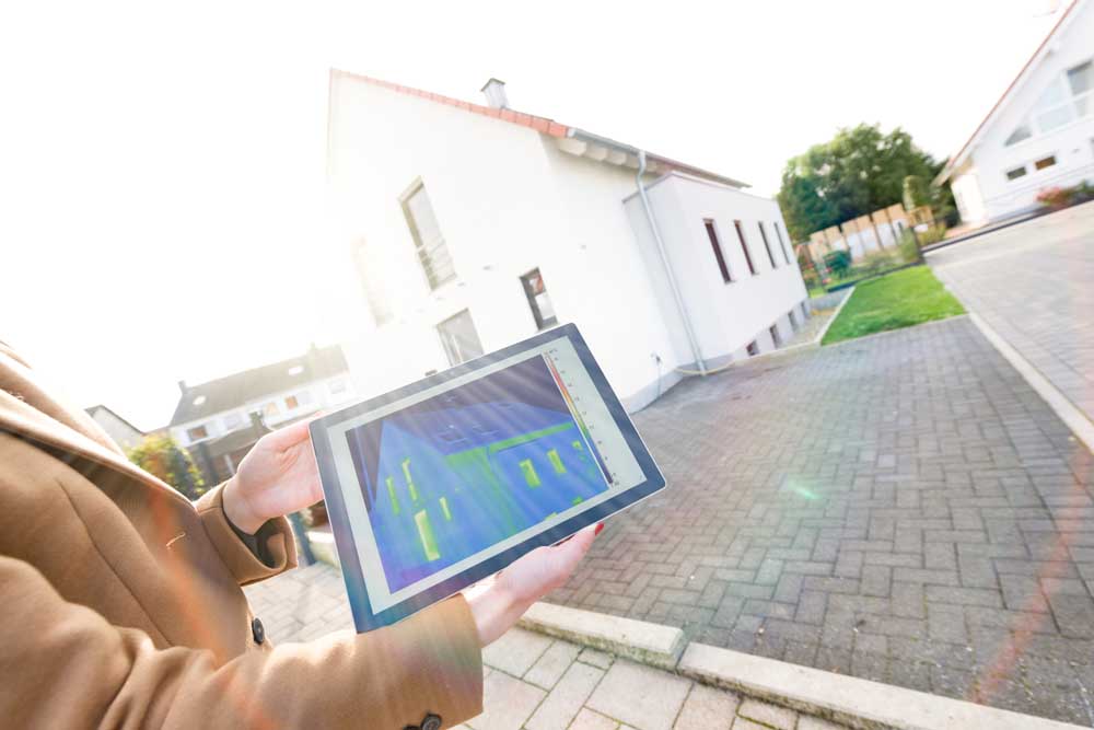 Teure Wärmeverluste mit Infrarotbildern aufdecken