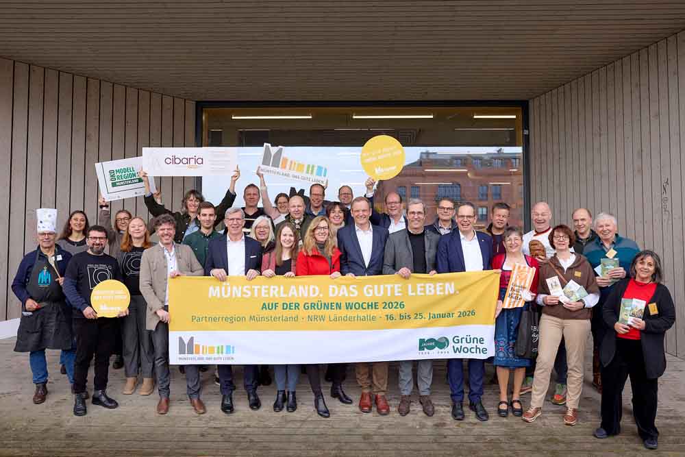 Unterstützer, Aussteller und Akteure des Bühnenprogramms aus dem ganzen Münsterland