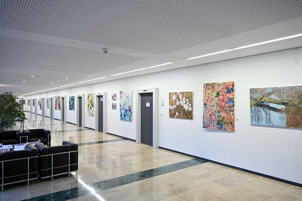 Blick in die Ausstellung „Malerischer Ausflug"