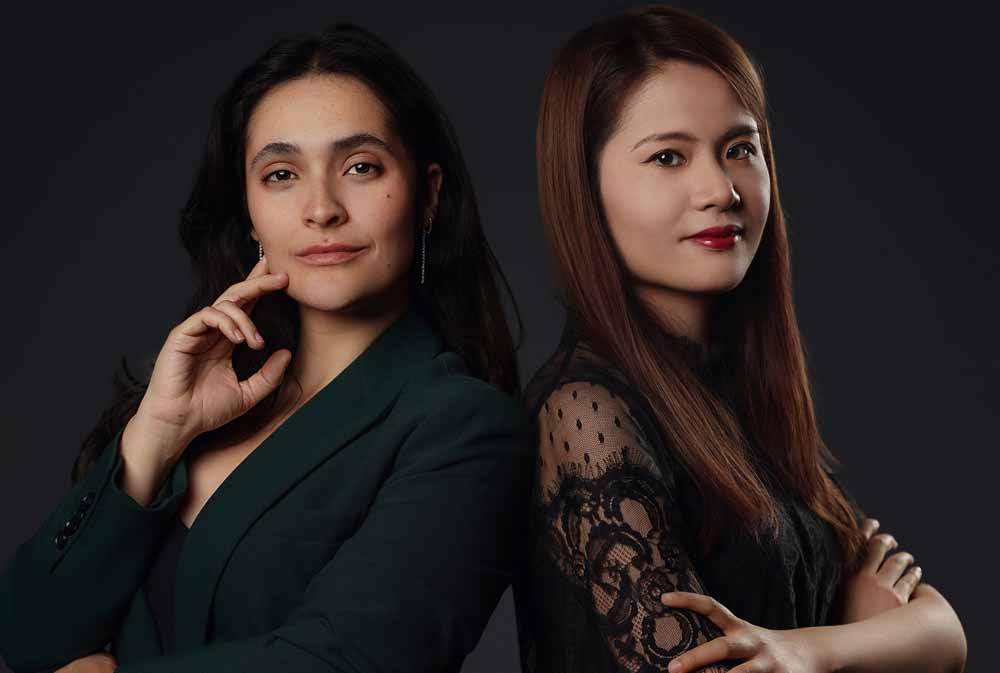 Rita Rolo Morais und Kewen Wang