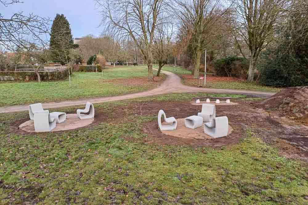 Blick auf den neuen Aufenthaltsort