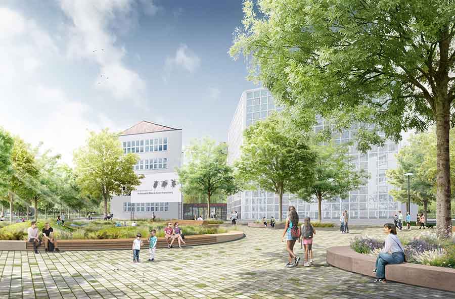 Visualisierung des künftigen Johannes-Selenka-Platzes
