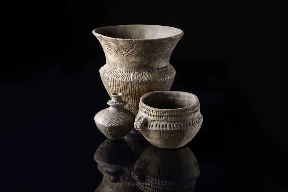 Keramikgefäße der Trichterbecherkultur aus Lengerich-Wechte