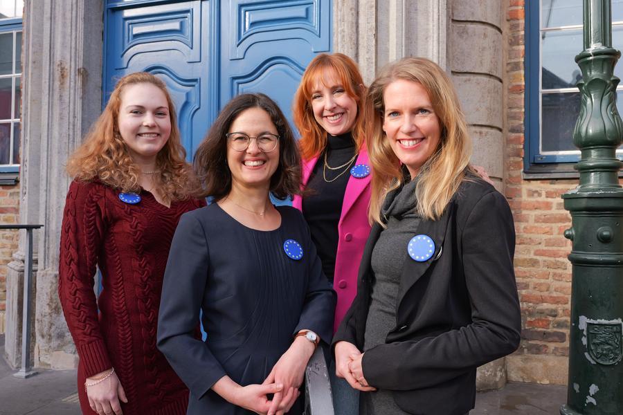 Julia Wortmann, Evgenia Strauß, Sonja Nickel und Frauke Hausmann