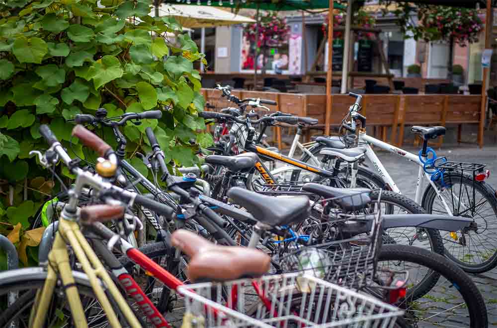 Fahrräder am Sternplatz