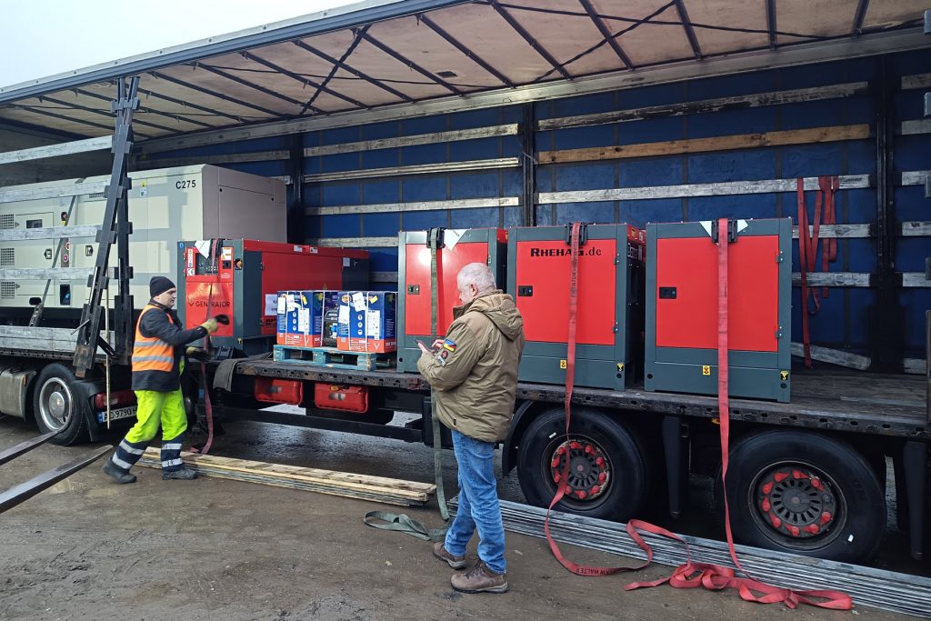 Stadt Bocholt sendet Generatoren in die Ukraine