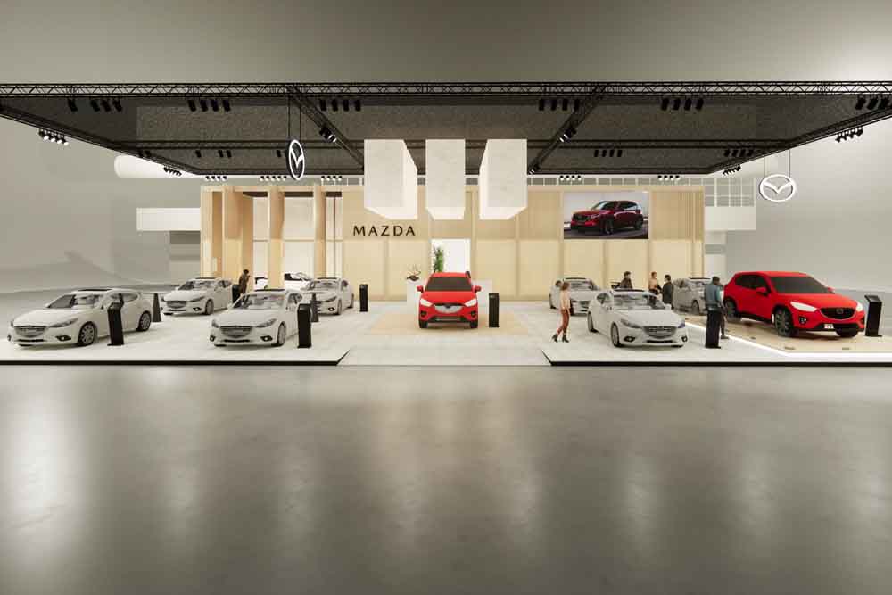 Visualisierung Messestand