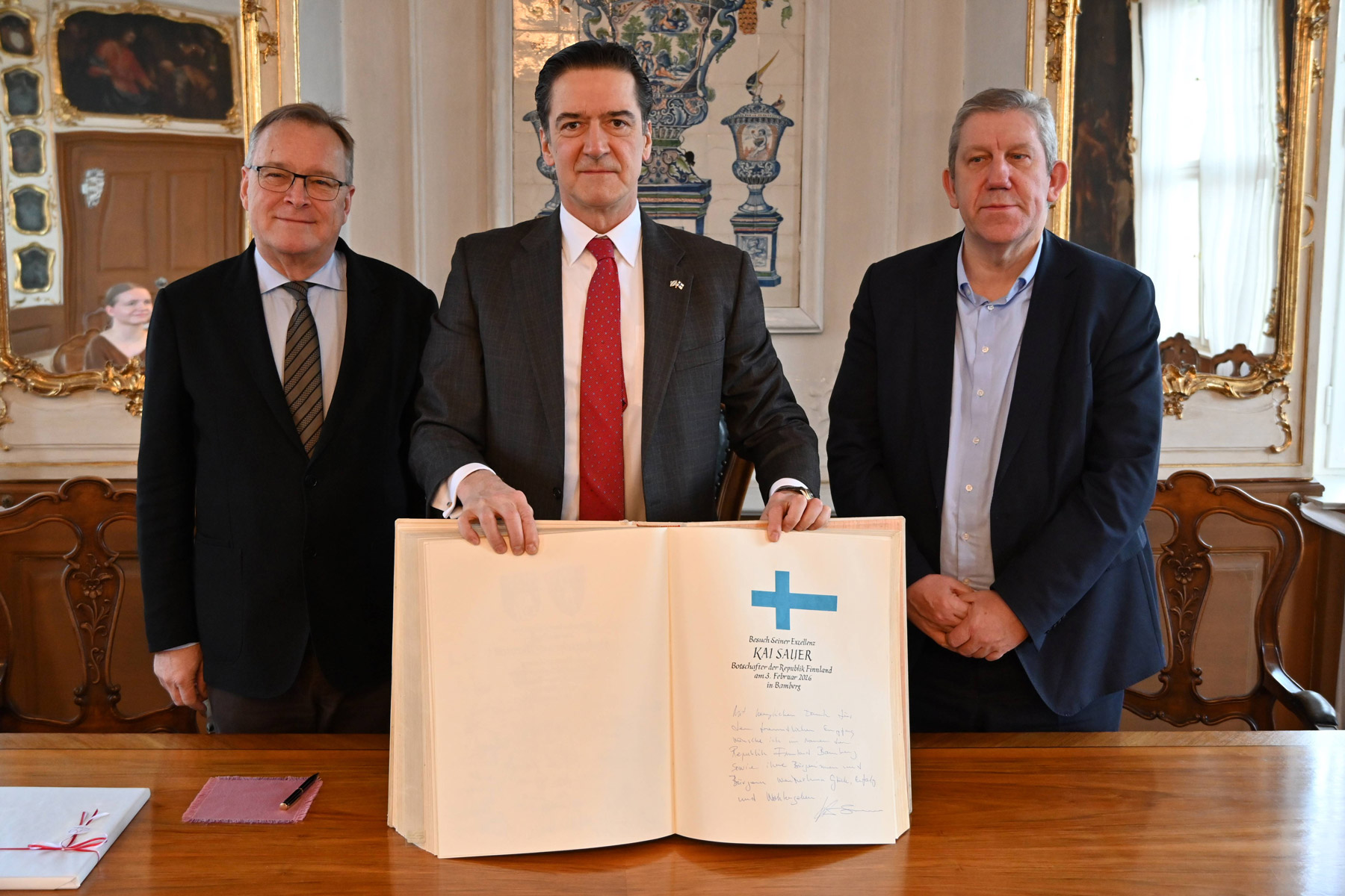 Finnischer Botschafter zu Gast in Bamberg