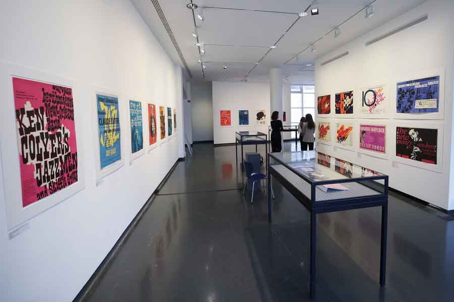 Einblick in die Sonderausstellung "Jazz: Düsseldorf/Palermo"