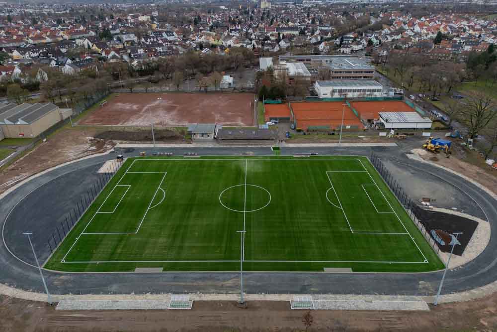 Neu gestaltete Sportanlage Lindenau