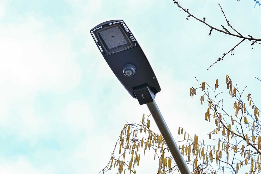 Neue intelligente Straßenleuchte